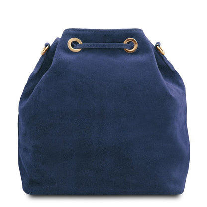 TL Bag - Suede leather fringe bucket bag | TL142291 - Premium Bucket Bag - Just €73.20! Shop now at San Rocco Italia