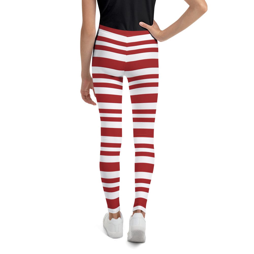 Candy Cane Youth Leggings - Premium Leggings - Shop now at San Rocco Italia