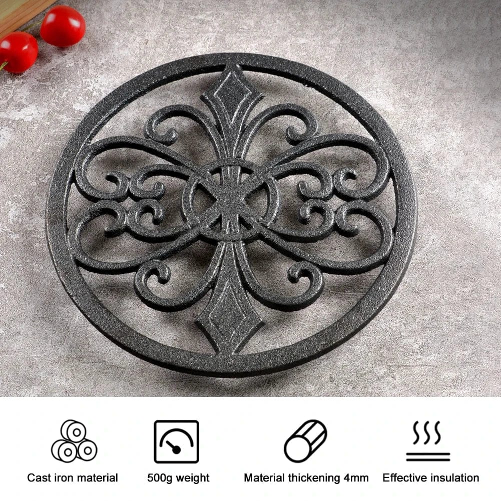 Cast Iron Trivet with Legs | 20 cm (approximately 8 inches) - Premium  - Shop now at San Rocco Italia