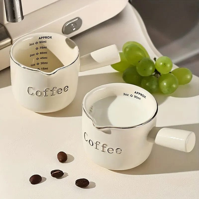 Ceramic Espresso Shot Measuring Cups | 3oz / 90ml - Premium  - Shop now at San Rocco Italia