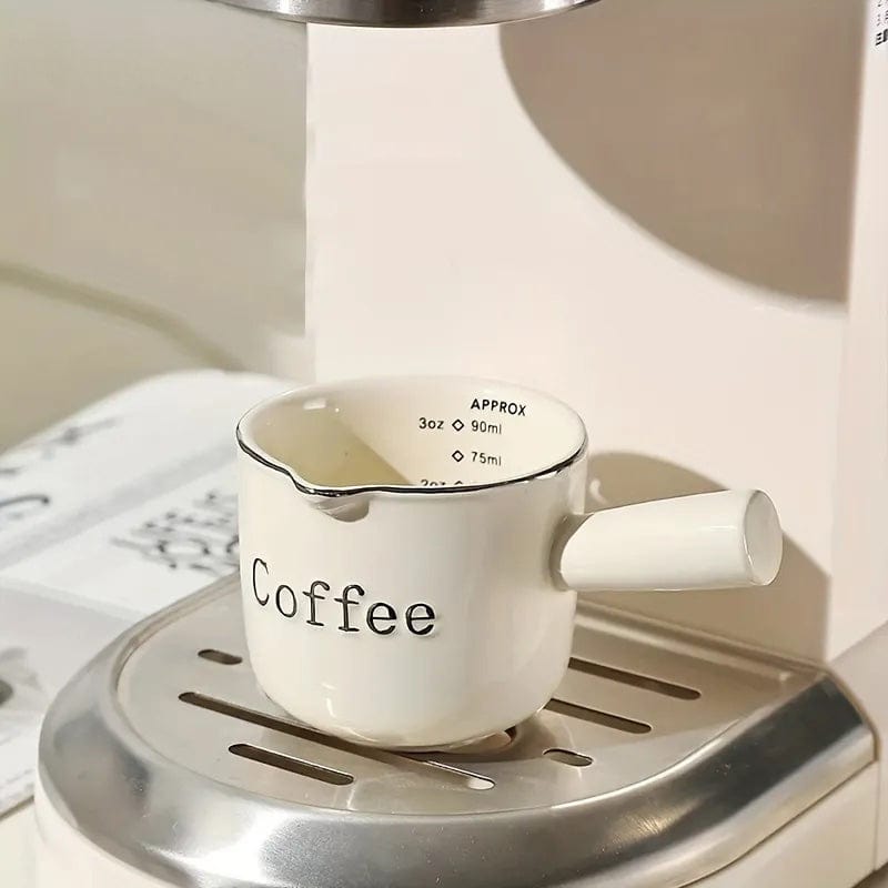 Ceramic Espresso Shot Measuring Cups | 3oz / 90ml - Premium  - Shop now at San Rocco Italia