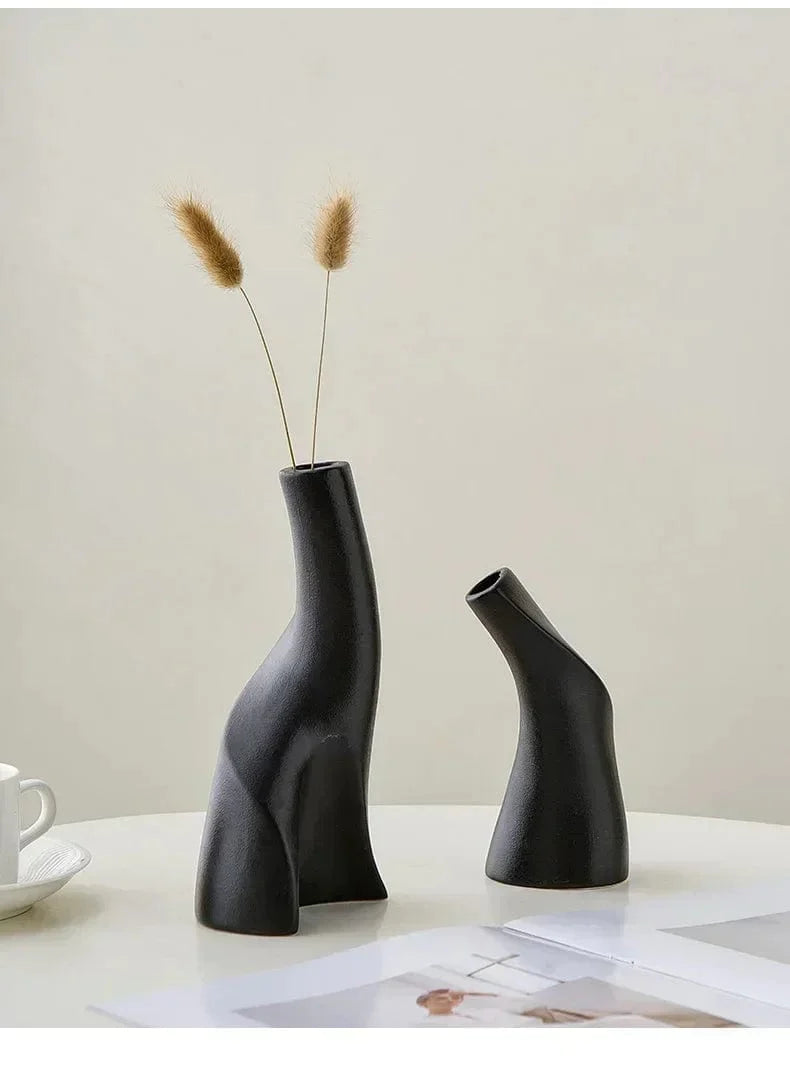 Entwined Ceramic Vases for Flowers - Premium Ceramic vases - Shop now at San Rocco Italia