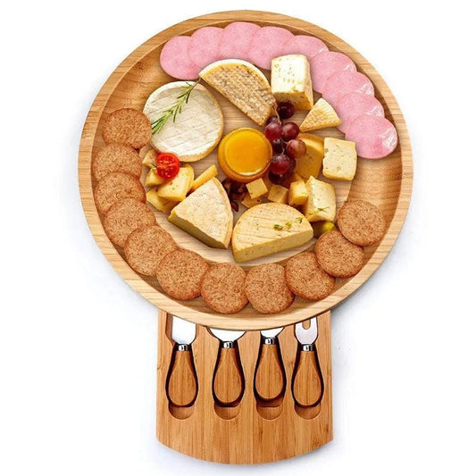 Large Charcuterie Board with Cheese Knife Set - Premium Cheese boards - Shop now at San Rocco Italia