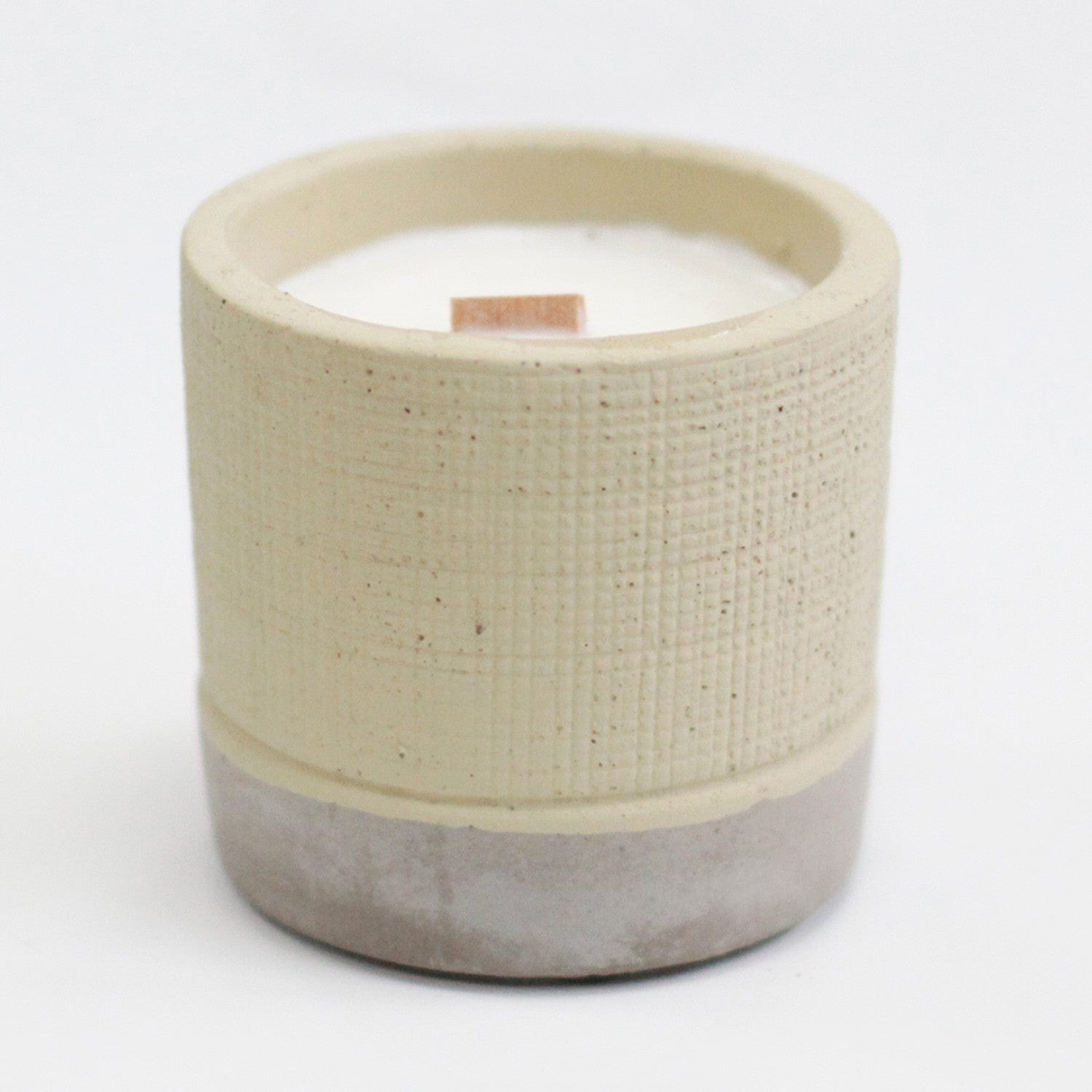 Coffee in the Club Soy Wax Candle in a Concrete Pot - Premium  - Shop now at San Rocco Italia
