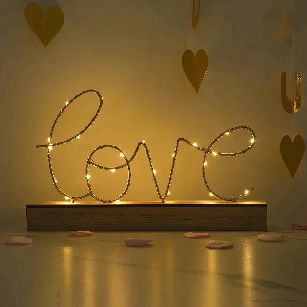 Love and Home Decorative LED Lights - Premium Decoration - Shop now at San Rocco Italia