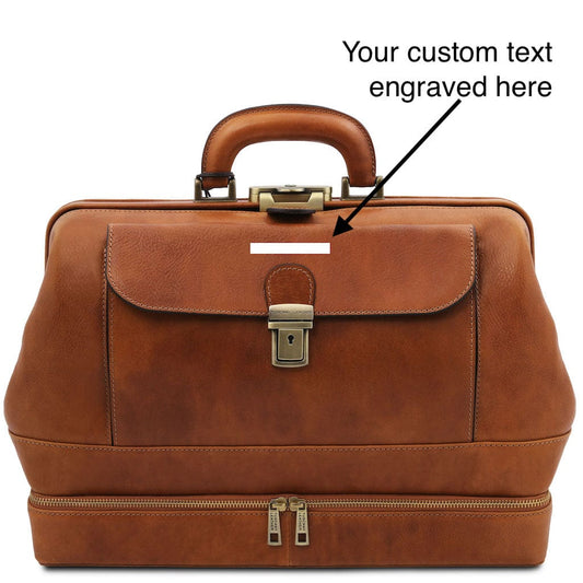 Doctor bags Giotto - Exclusive double-bottom leather doctor bag | TL142344 San Rocco Italia