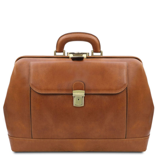 Doctor bags Natural Leonardo - Exclusive leather doctor bag | TL142342 San Rocco Italia