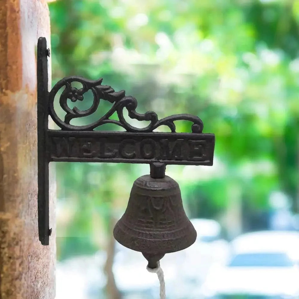 Rustic Outdoor Cast Iron Bell - Premium Door Bells - Shop now at San Rocco Italia