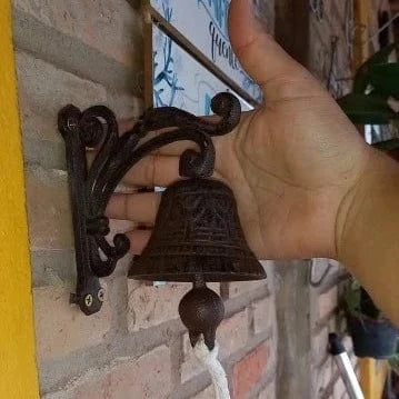 Rustic Outdoor Cast Iron Bell - Premium Door Bells - Shop now at San Rocco Italia
