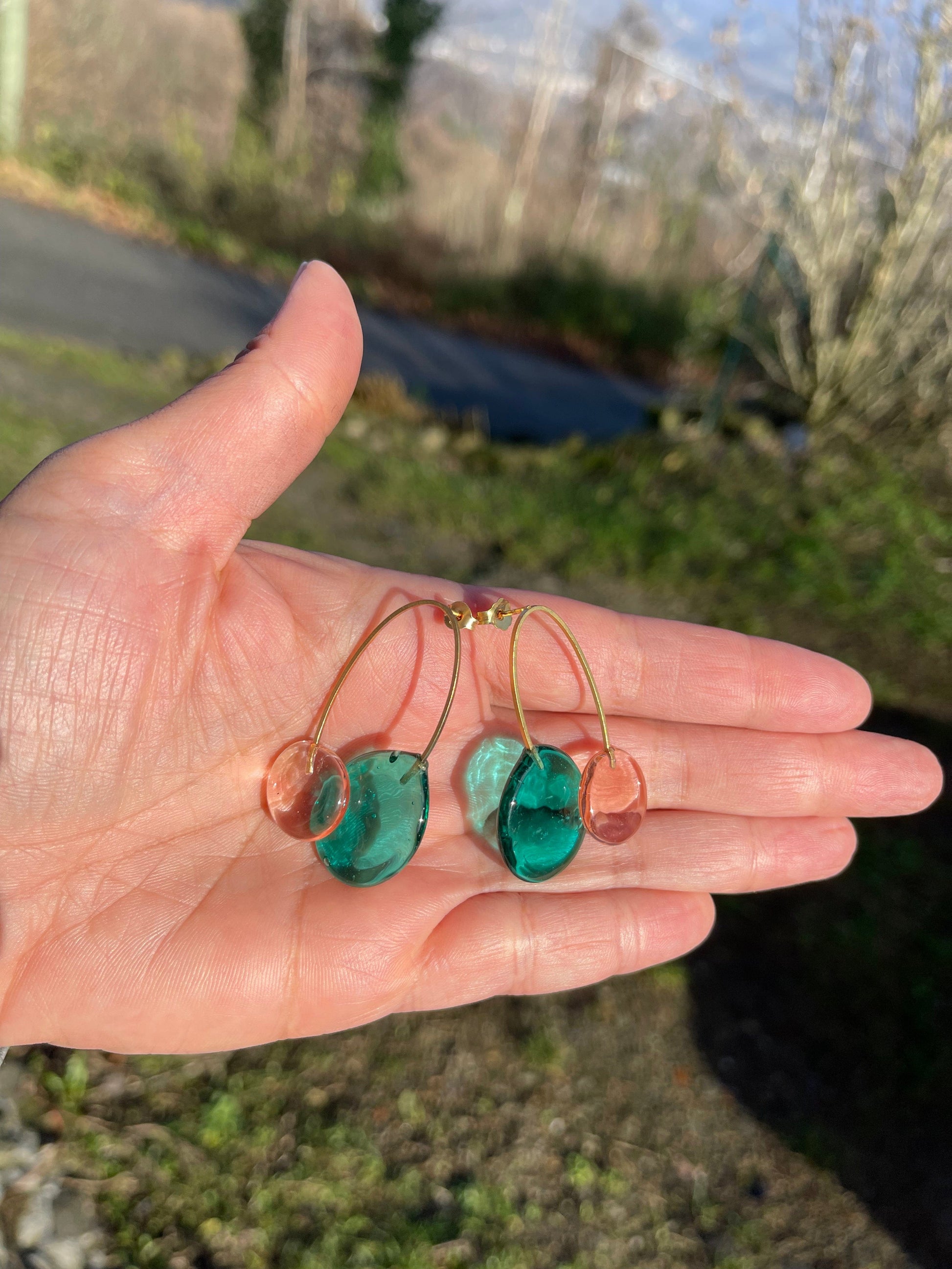 Handcrafted Murano Glass Earrings | Spanish Artistry – San Handcrafted Murano Glass Earrings | Spanish Artistry – San