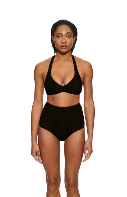 Pamela High Waisted Bikini Bottoms - Premium high waisted bikini bottoms - Shop now at San Rocco Italia
