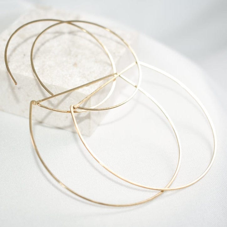 Handmade Gold Filled Hoop Earrings - Premium Jewelry & Accessories - Earrings - Just €54.95! Shop now at San Rocco Italia