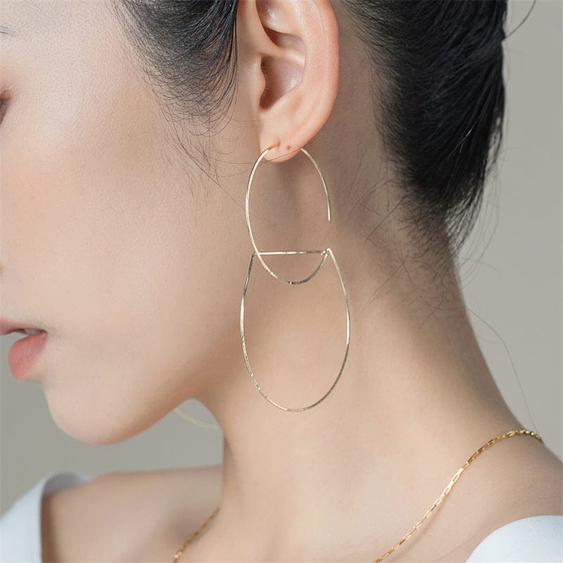Handmade Gold Filled Hoop Earrings - Premium Jewelry & Accessories - Earrings - Shop now at San Rocco Italia
