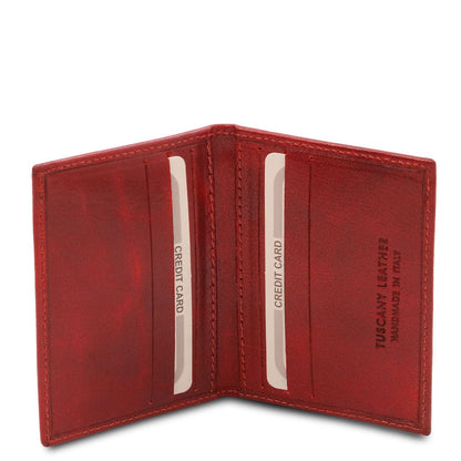 Exclusive leather card holder | TL142063 - Premium Leather accessories for women - Shop now at San Rocco Italia