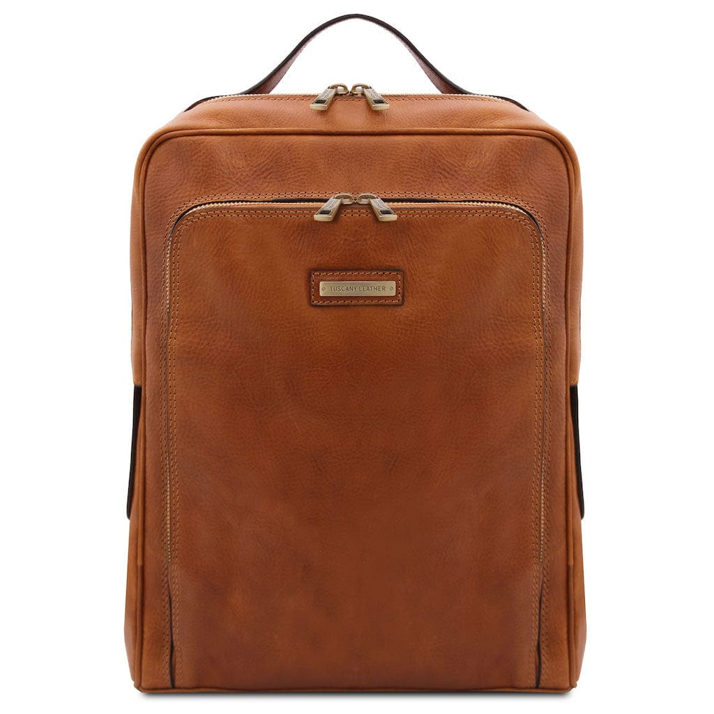 Bangkok - Leather laptop backpack | TL141793 - Premium Leather Backpacks - Shop now at San Rocco Italia