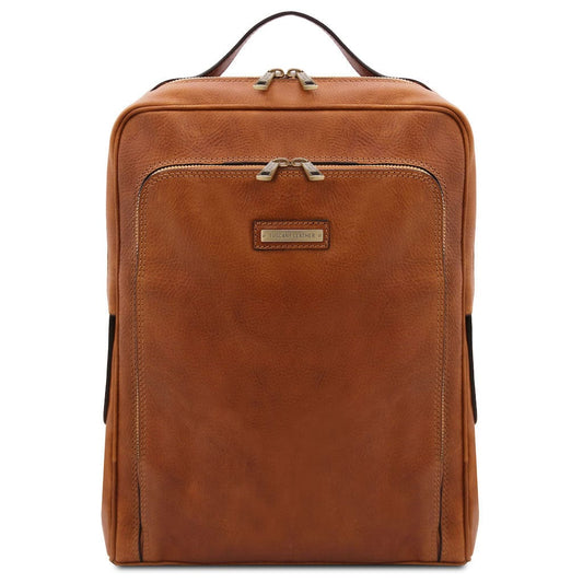 Bangkok - Leather laptop backpack | TL141793 - Premium Leather Backpacks - Shop now at San Rocco Italia
