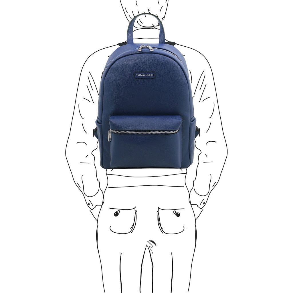 Dakota - Soft leather backpack | TL142333 - Premium Leather Backpacks - Shop now at San Rocco Italia