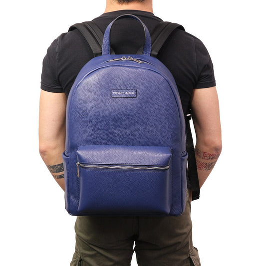 Leather Backpacks Dakota - Soft leather backpack | TL142333 San Rocco Italia