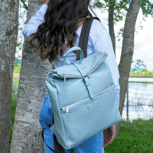 Leather Backpacks Denver - Soft leather backpack | TL142355 San Rocco Italia