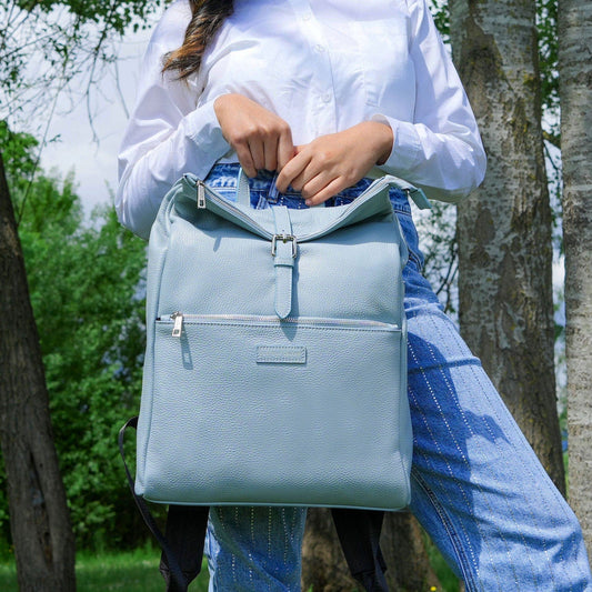 Leather Backpacks Denver - Soft leather backpack | TL142355 San Rocco Italia