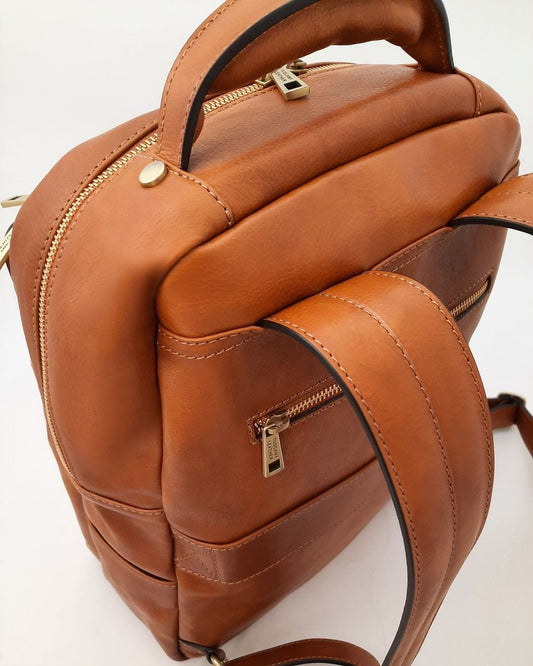 Leather Backpacks Melbourne - Italian leather laptop backpack | TL142205 San Rocco Italia