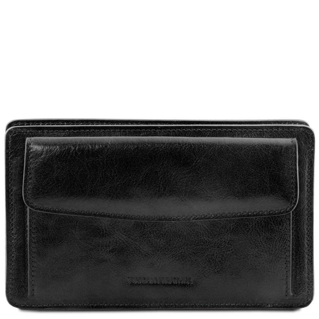 Denis - Exclusive leather handy wrist bag for man | TL141445 - Premium Leather bags for men - Shop now at San Rocco Italia