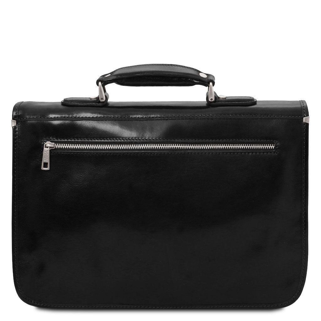 Siena - Leather 2-compartment messenger bag | TL142243 - Premium Leather briefcases - Shop now at San Rocco Italia