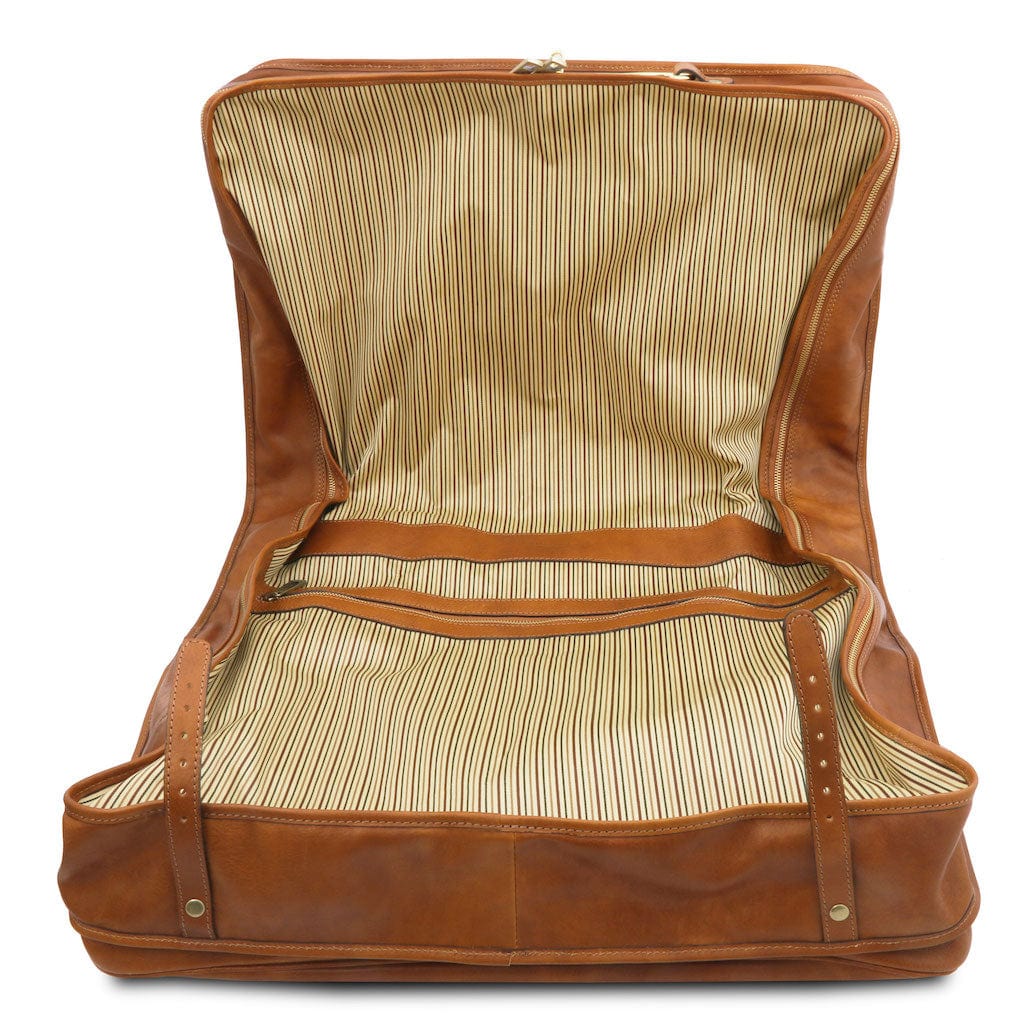 Papeete - Leather Garment Bag | TL142337 suiter bag - Premium Leather garment bags - Shop now at San Rocco Italia