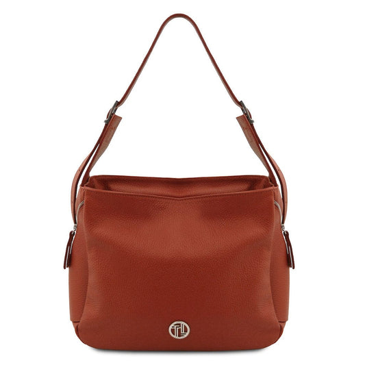 Charlotte - Soft leather shoulder bag | TL142362 - Premium Leather handbags - Shop now at San Rocco Italia