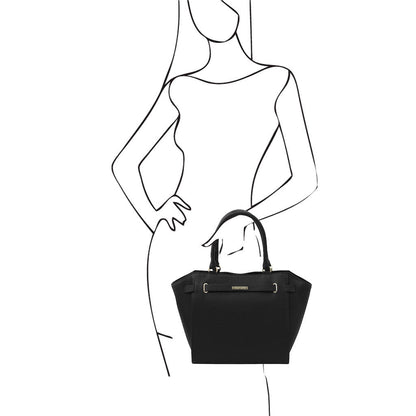 Clara - Leather tote | TL142313 - Premium Leather handbags - Just €146.40! Shop now at San Rocco Italia
