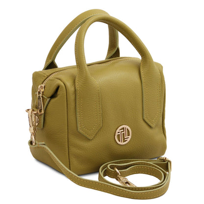 Jade - Leather tote | TL142359 - Premium Leather handbags - Shop now at San Rocco Italia