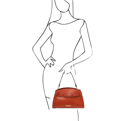 Lisa - Leather tote | TL142312 - Premium Leather handbags - Just €140.30! Shop now at San Rocco Italia