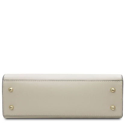 Lisa - Leather tote | TL142312 - Premium Leather handbags - Just €140.30! Shop now at San Rocco Italia