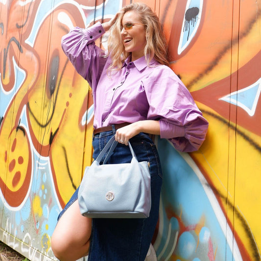 Leather handbags Nora - Soft leather handbag | TL142372 San Rocco Italia