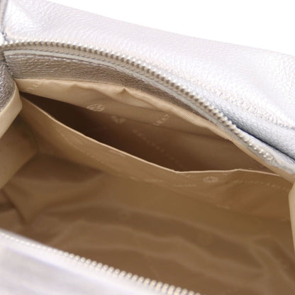 Nora - Soft metallic leather handbag | TL142381 - Premium Leather handbags - Shop now at San Rocco Italia