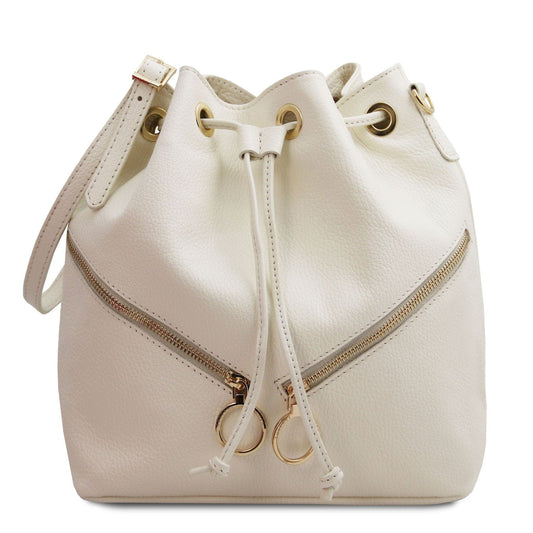 TL Bag - Soft leather bucket bag | TL142360 - Premium Leather handbags - Shop now at San Rocco Italia