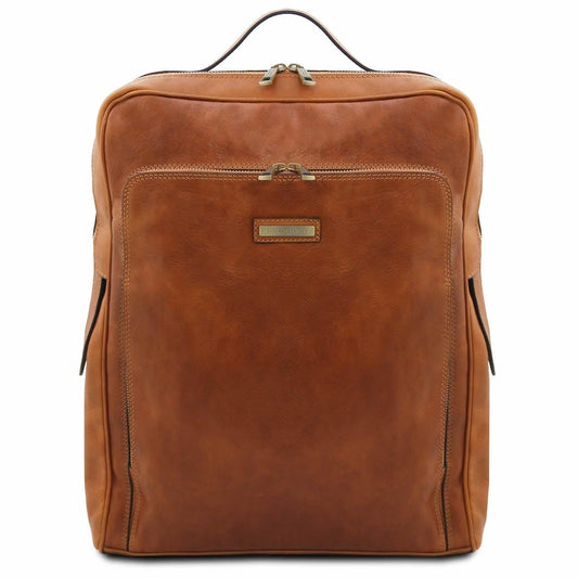Bangkok - Leather laptop backpack - Large size | TL142336 - Premium Leather laptop bags - Shop now at San Rocco Italia