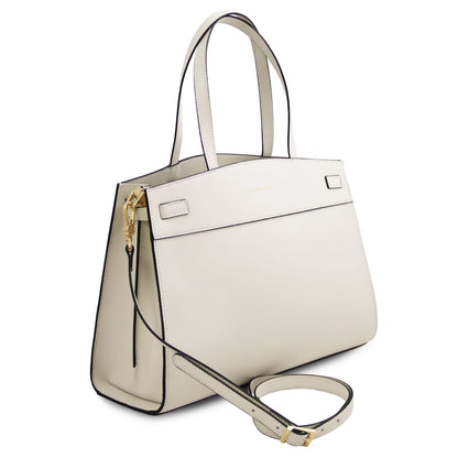 Musa - Leather tote | TL142382 - Premium Leather shoulder bags - Shop now at San Rocco Italia