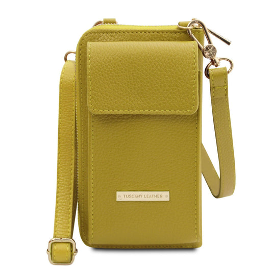 TL Bag - Leather wallet with strap - phone wallet | TL142323 - Premium Leather shoulder bags - Shop now at San Rocco Italia