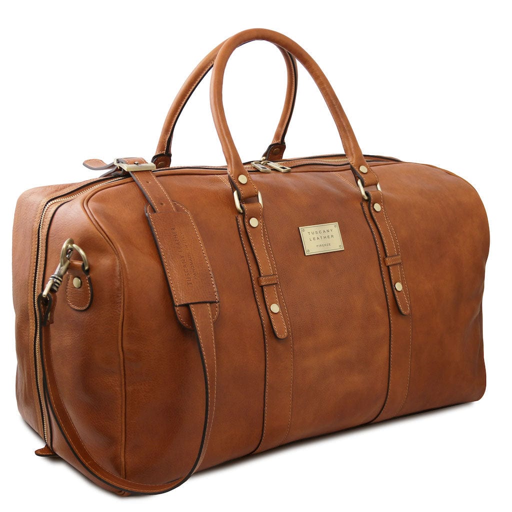 Francoforte - Exclusive Leather Weekender Travel Bag | TL142338 - Premium Leather Travel bags - Shop now at San Rocco Italia