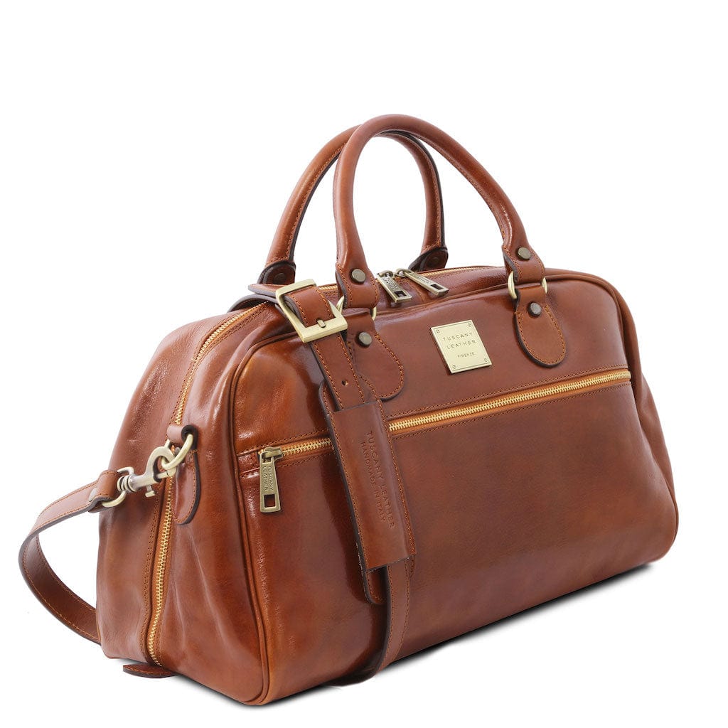 TL Voyager - Travel leather bag - Small size | TL141405 - Premium Leather Travel bags - Just €380.64! Shop now at San Rocco Italia