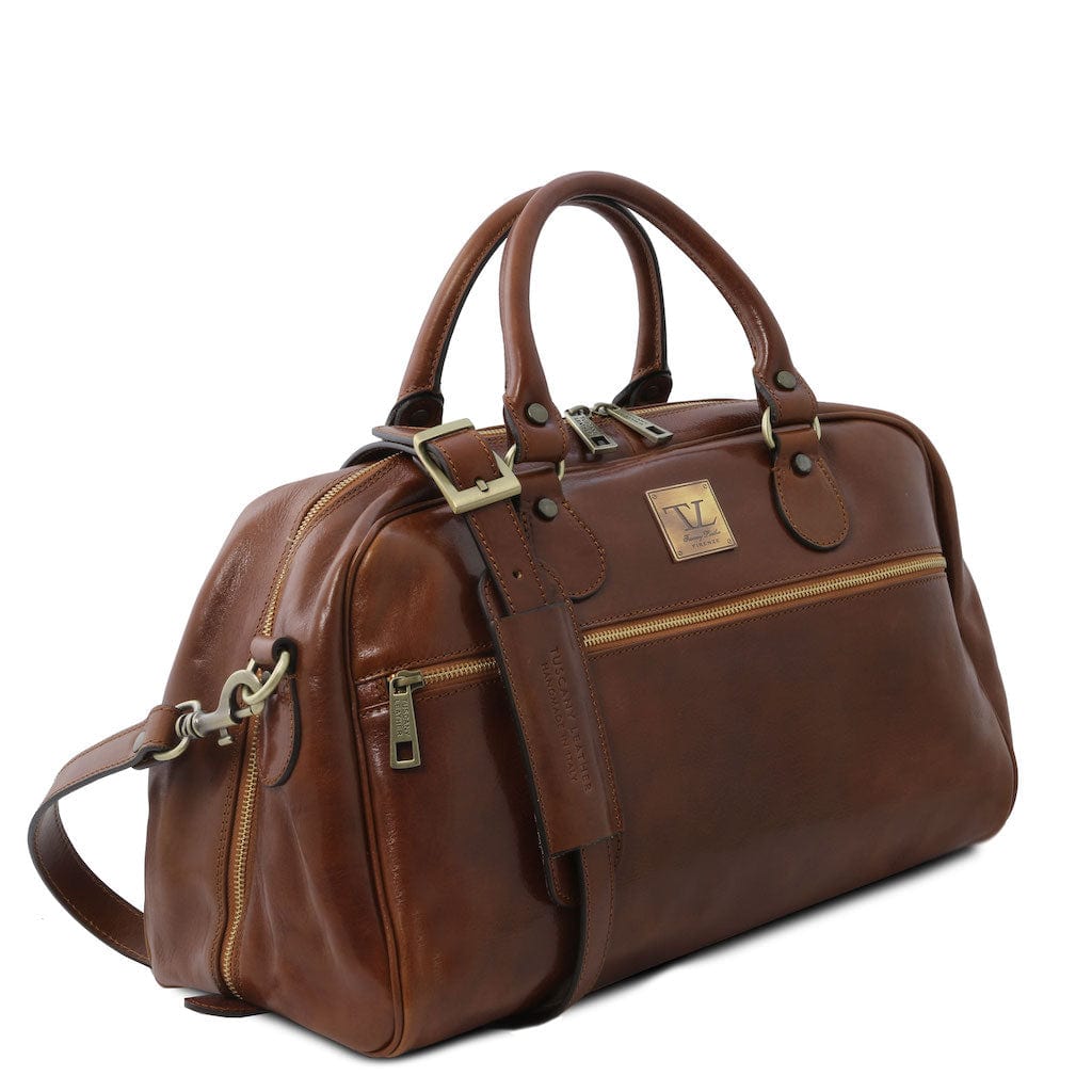 TL Voyager - Travel leather bag - Small size | TL141405 - Premium Leather Travel bags - Shop now at San Rocco Italia