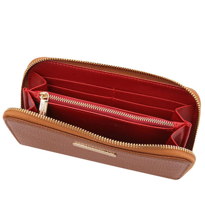 Eris - Exclusive zip around leather wallet | TL142318 - Premium Leather wallets for women - Shop now at San Rocco Italia