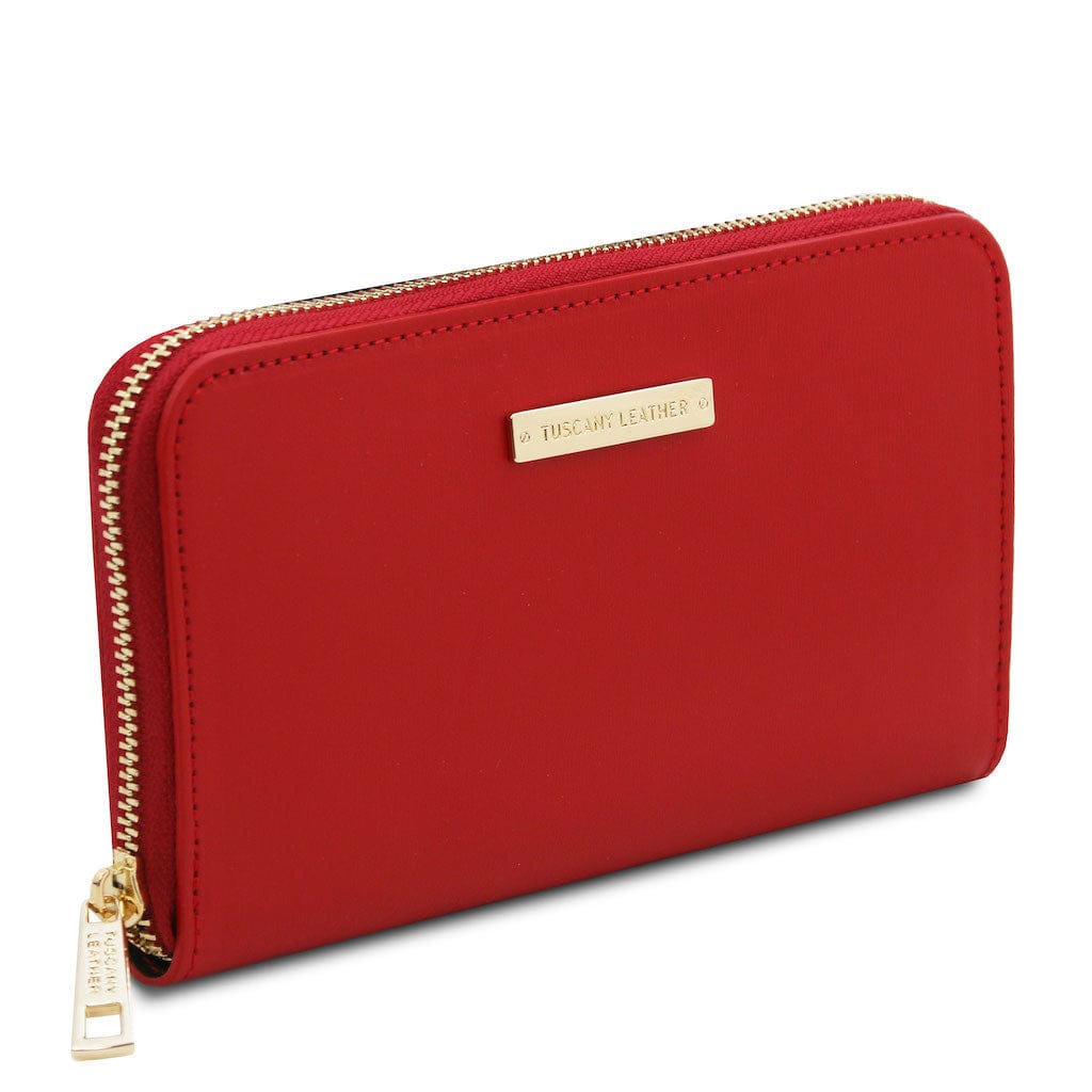 Ilizia - Exclusive zip around leather wallet | TL142317 - Premium Leather wallets for women - Shop now at San Rocco Italia