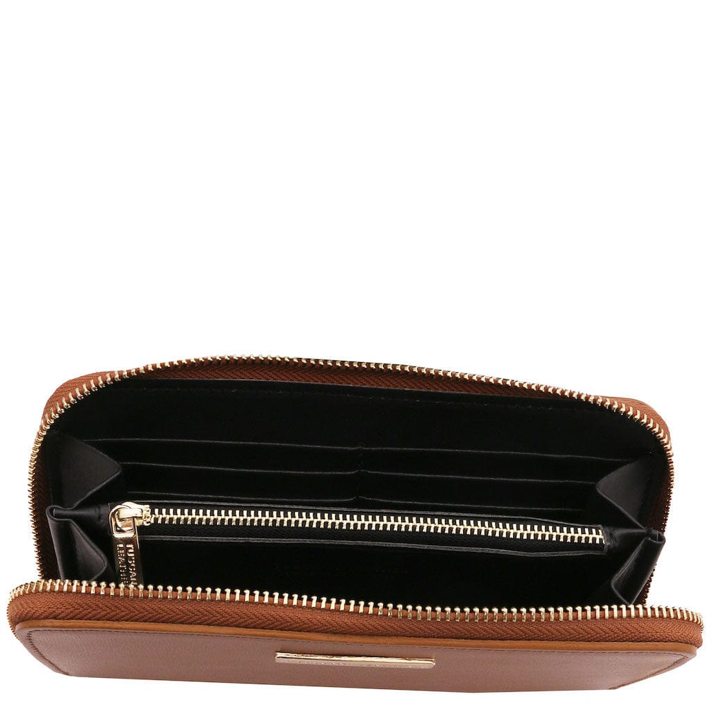 Ilizia - Exclusive zip around leather wallet | TL142317 - Premium Leather wallets for women - Shop now at San Rocco Italia