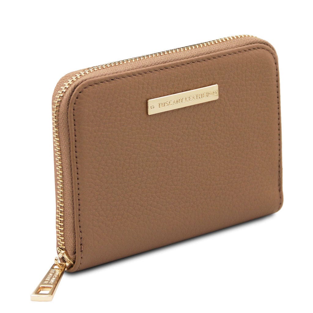 Kore - Exclusive zip around leather wallet | TL142321 - Premium Leather wallets for women - Shop now at San Rocco Italia
