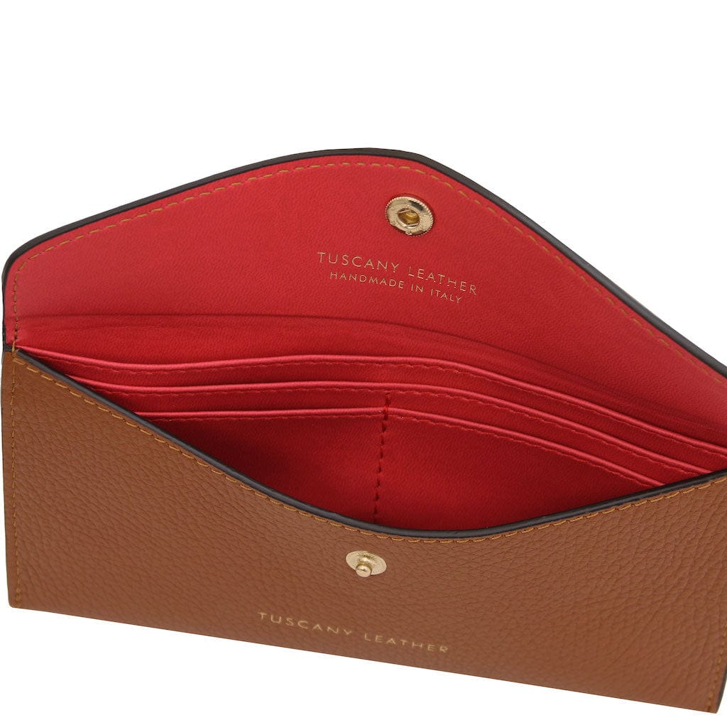 Leather envelope wallet | TL142322 - Premium Leather wallets for women - Shop now at San Rocco Italia