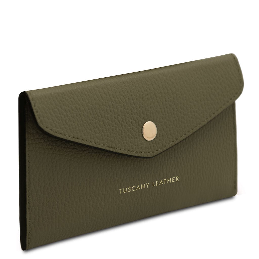 Leather envelope wallet | TL142322 - Premium Leather wallets for women - Shop now at San Rocco Italia