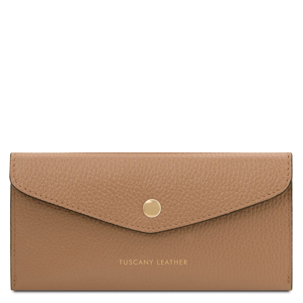Leather envelope wallet | TL142322 - Premium Leather wallets for women - Shop now at San Rocco Italia