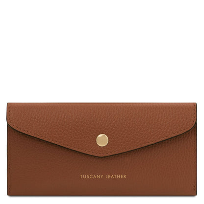 Leather envelope wallet | TL142322 - Premium Leather wallets for women - Shop now at San Rocco Italia